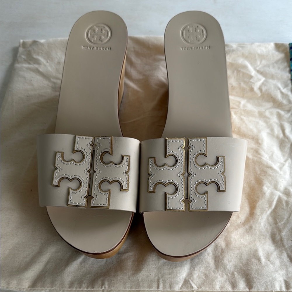 Tory Burch Cream Sandals